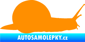 Samolepka Šnek 001 pravá oranžová