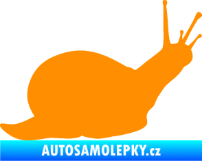 Samolepka Šnek 002 pravá oranžová