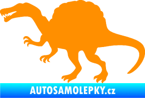 Samolepka Spinosaurus 001 levá oranžová