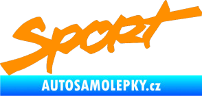 Samolepka Sport 001 oranžová