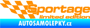 Samolepka Sportage limited edition levá oranžová