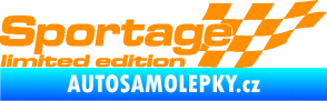 Samolepka Sportage limited edition pravá oranžová