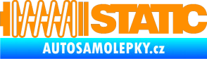 Samolepka Static 001 oranžová