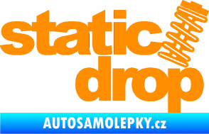 Samolepka Static drop 001 JDM styl oranžová