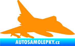 Samolepka Stíhací letoun 005 pravá oranžová