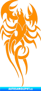 Samolepka Štír 008 levá oranžová