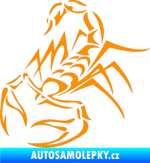 Samolepka Štír 017 levá oranžová