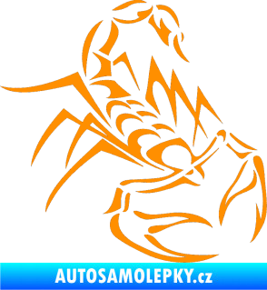 Samolepka Štír 017 pravá oranžová