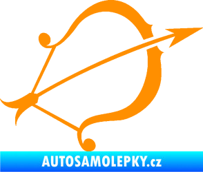 Samolepka Střelec 002 pravá oranžová