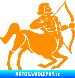 Samolepka Střelec 004 pravá oranžová