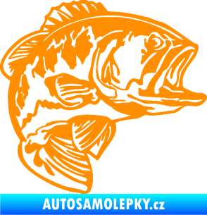 Samolepka Sumec 007 pravá oranžová