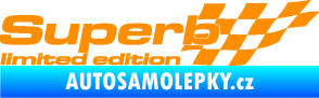 Samolepka Superb limited edition pravá oranžová