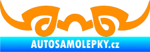 Samolepka Tetování 127 oranžová