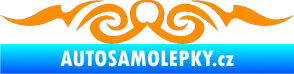 Samolepka Tetování 133 oranžová