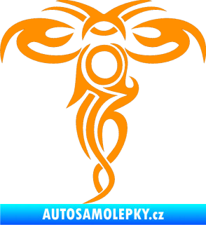 Samolepka Tetování 190 oranžová