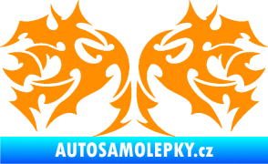 Samolepka Tetování 197 oranžová