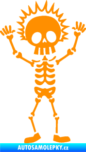 Samolepka The Bone Family Kluk oranžová