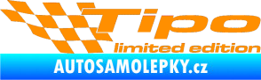 Samolepka Tipo limited edition levá oranžová