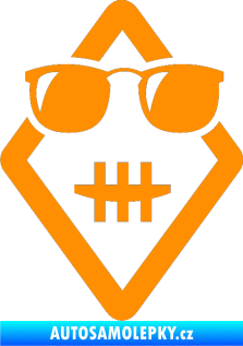 Samolepka Tři Sestry 004 oranžová
