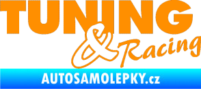 Samolepka Tuning racing 001 oranžová