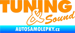 Samolepka Tuning sound oranžová