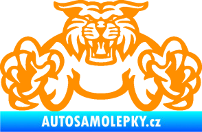 Samolepka Tygr 006 oranžová