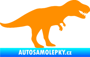 Samolepka Tyrannosaurus Rex 001 pravá oranžová