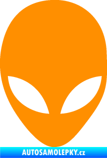 Samolepka UFO 002 oranžová