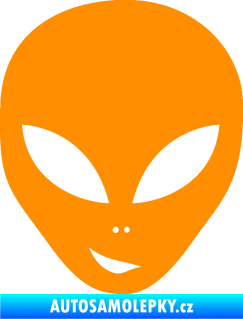 Samolepka UFO 003 levá oranžová