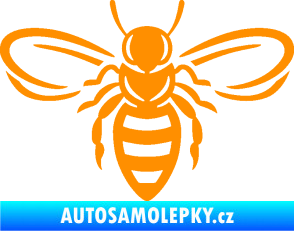 Samolepka Včela 002 oranžová