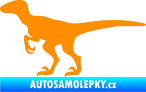 Samolepka Velociraptor 001 levá oranžová