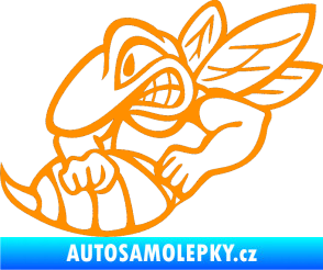 Samolepka Vosa levá oranžová