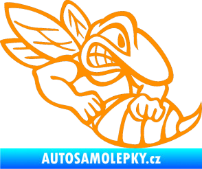 Samolepka Vosa pravá oranžová