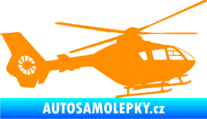 Samolepka Vrtulník 006 pravá oranžová