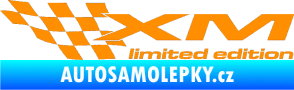 Samolepka Xm limited edition levá oranžová