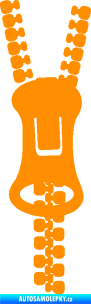 Samolepka Zip 001 levá oranžová