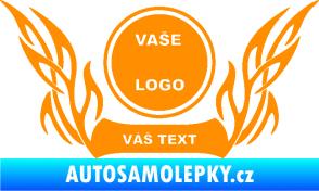 Samolepka Znak Tetování 002 oranžová