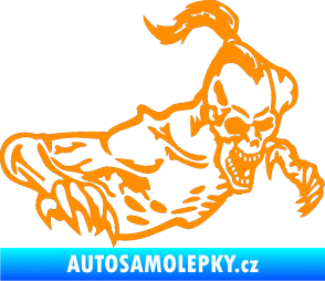 Samolepka Zombík pravá oranžová