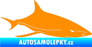 Samolepka Žralok 008 pravá oranžová