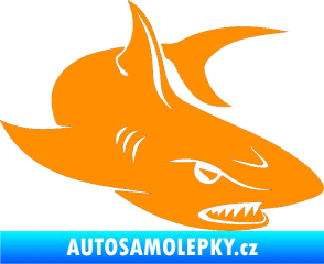 Samolepka Žralok 012 pravá oranžová