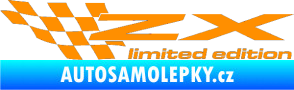 Samolepka ZX limited edition levá oranžová