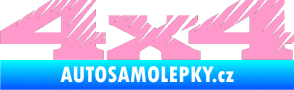 Samolepka 4x4 varianta 012 světle růžová