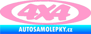 Samolepka 4x4 varianta 019 světle růžová