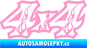 Samolepka 4x4 varianta 021 světle růžová