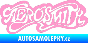 Samolepka Aerosmith 003 světle růžová