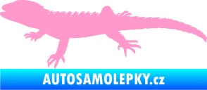 Samolepka Agama 001 levá světle růžová