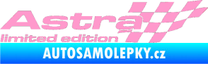 Samolepka Astra limited edition pravá světle růžová