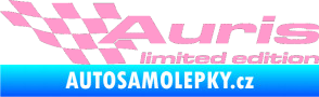 Samolepka Auris limited edition levá světle růžová