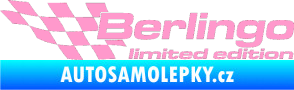 Samolepka Berlingo limited edition levá světle růžová