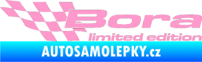 Samolepka Bora limited edition levá světle růžová